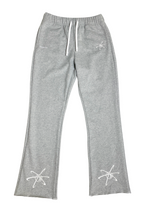 Load image into Gallery viewer, SCIENTIST FLARED JOGGERS (GREY/GLOW)