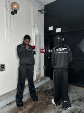 Load image into Gallery viewer, TRACK PANT (BLACK/WHITE)
