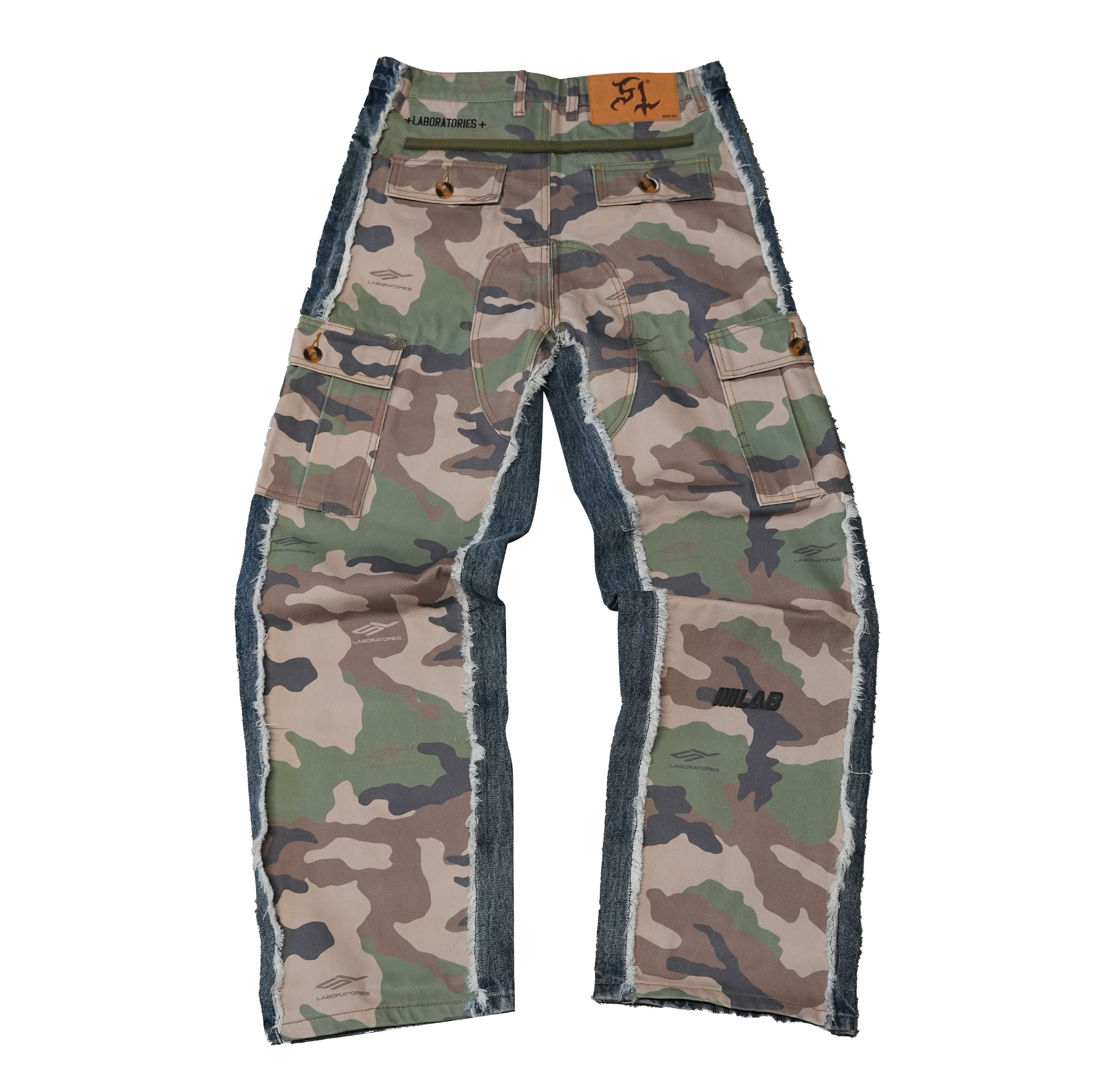 BAGGY HYBRID DENIM (BLUE / GREEN)