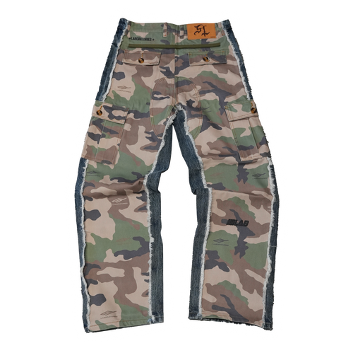 BAGGY HYBRID DENIM (BLUE / GREEN)