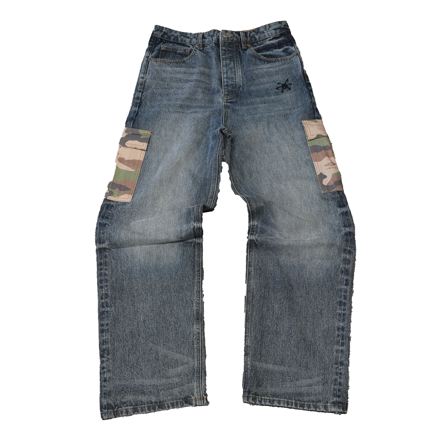 BAGGY HYBRID DENIM (BLUE / GREEN)
