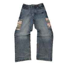 Load image into Gallery viewer, BAGGY HYBRID DENIM (BLUE / GREEN)
