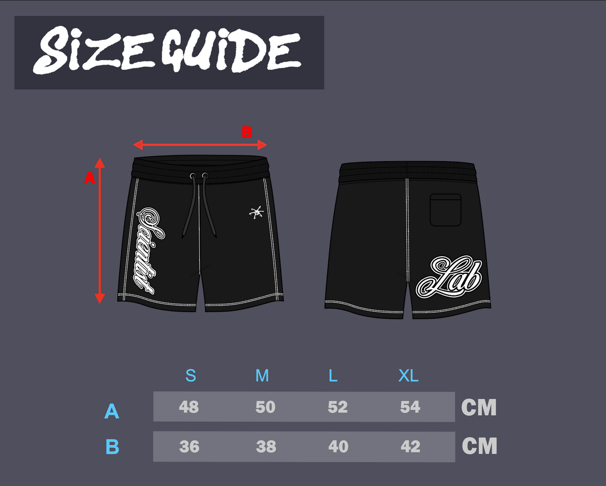 TATTOO SHORTS v2 (BLACK/RED)