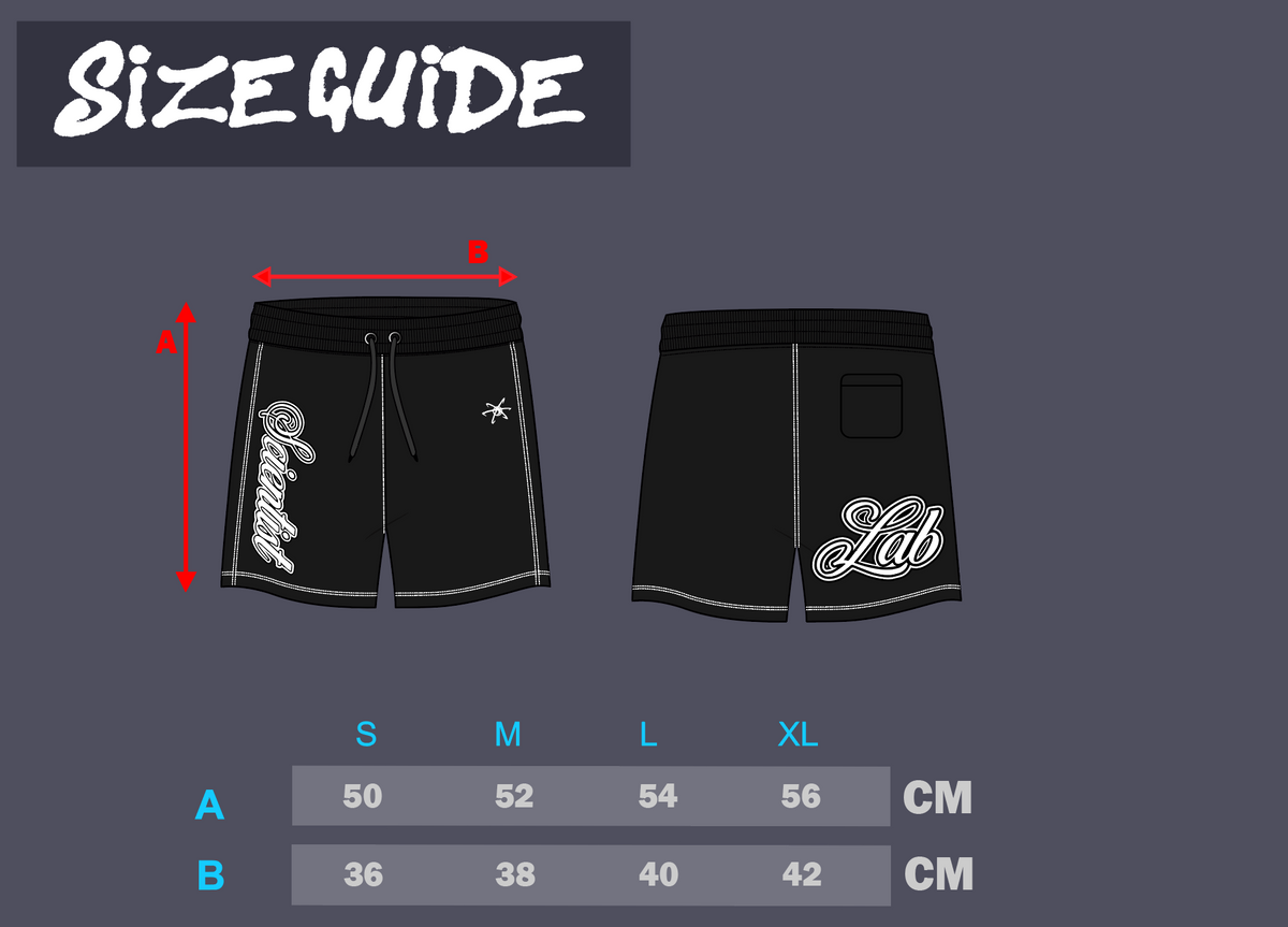 TATTOO SHORTS v2 (BLACK/WHITE)