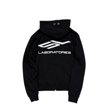 Charger l&#39;image dans la galerie, WAFFLE HOODIE (BLACK/WHITE)
