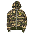 WAFFLE HOODIE (CAMO/ORANGE)