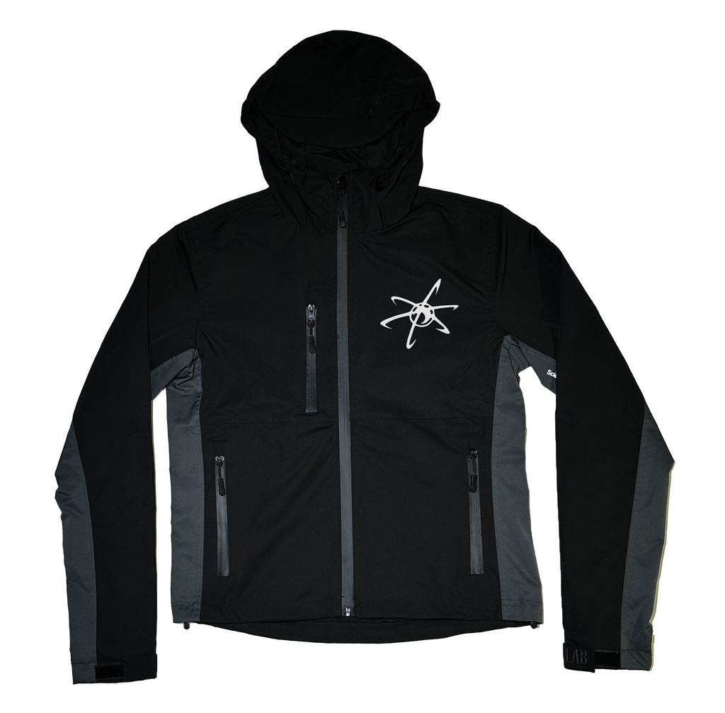 SCIENTIST RAIN JACKET (BLACK/REFLECTIVE)