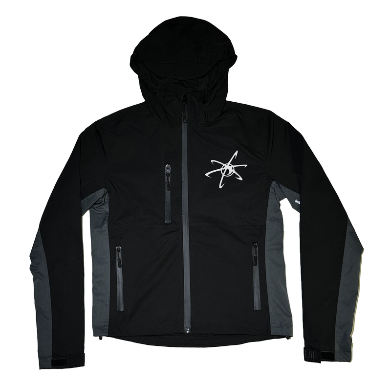 SCIENTIST RAIN JACKET (BLACK/REFLECTIVE)