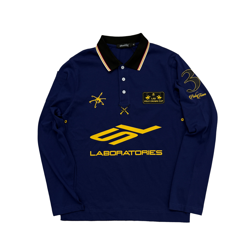 MOTORSPORTS POLO (NAVY BLUE)