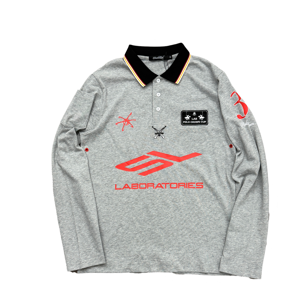 MOTORSPORTS POLO (GREY)
