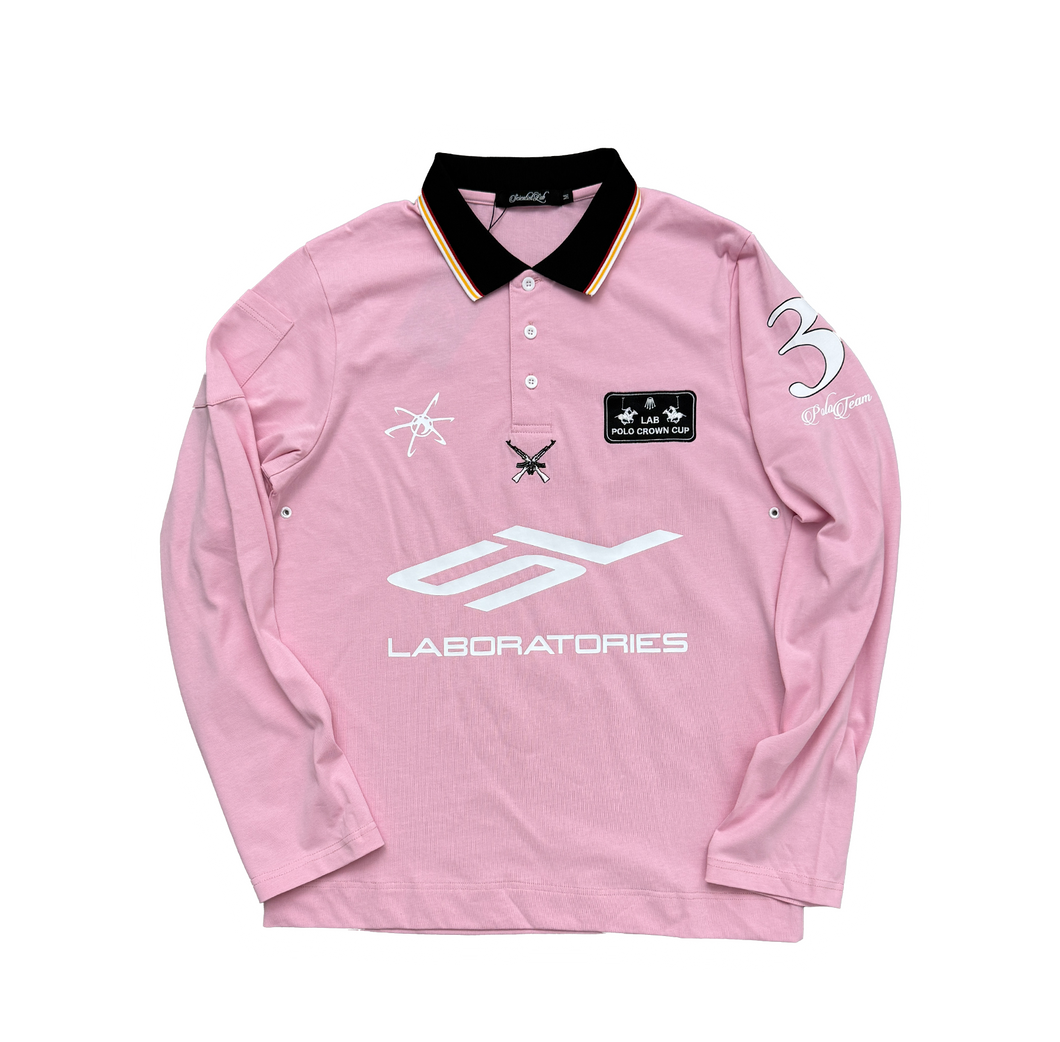 MOTORSPORTS POLO (PINK)