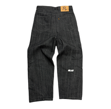 Charger l&#39;image dans la galerie, BAGGY RAW JPN DENIM (BLACK / WHITE)
