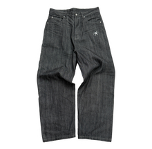 Charger l&#39;image dans la galerie, BAGGY RAW JPN DENIM (BLACK / WHITE)
