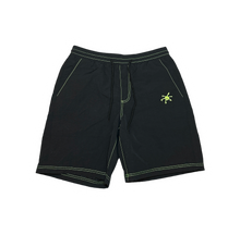Charger l&#39;image dans la galerie, SCIENTIST SWIMMING SHORTS (BLACK/NEON GREEN)

