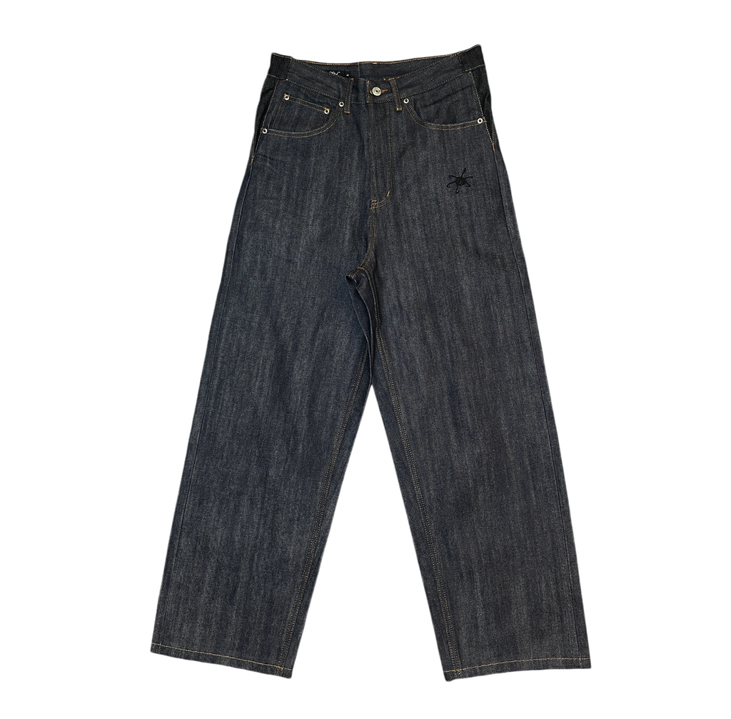 BAGGY RAW JPN DENIM (BLUE / BLACK)