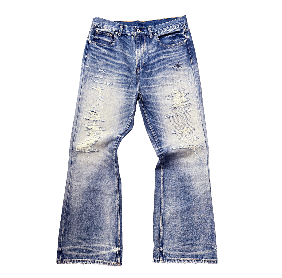 BORO FLARED DENIM