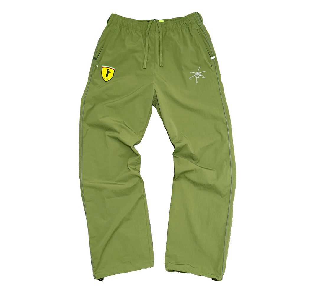 TRACK PANT (KAKI/YELLOW)
