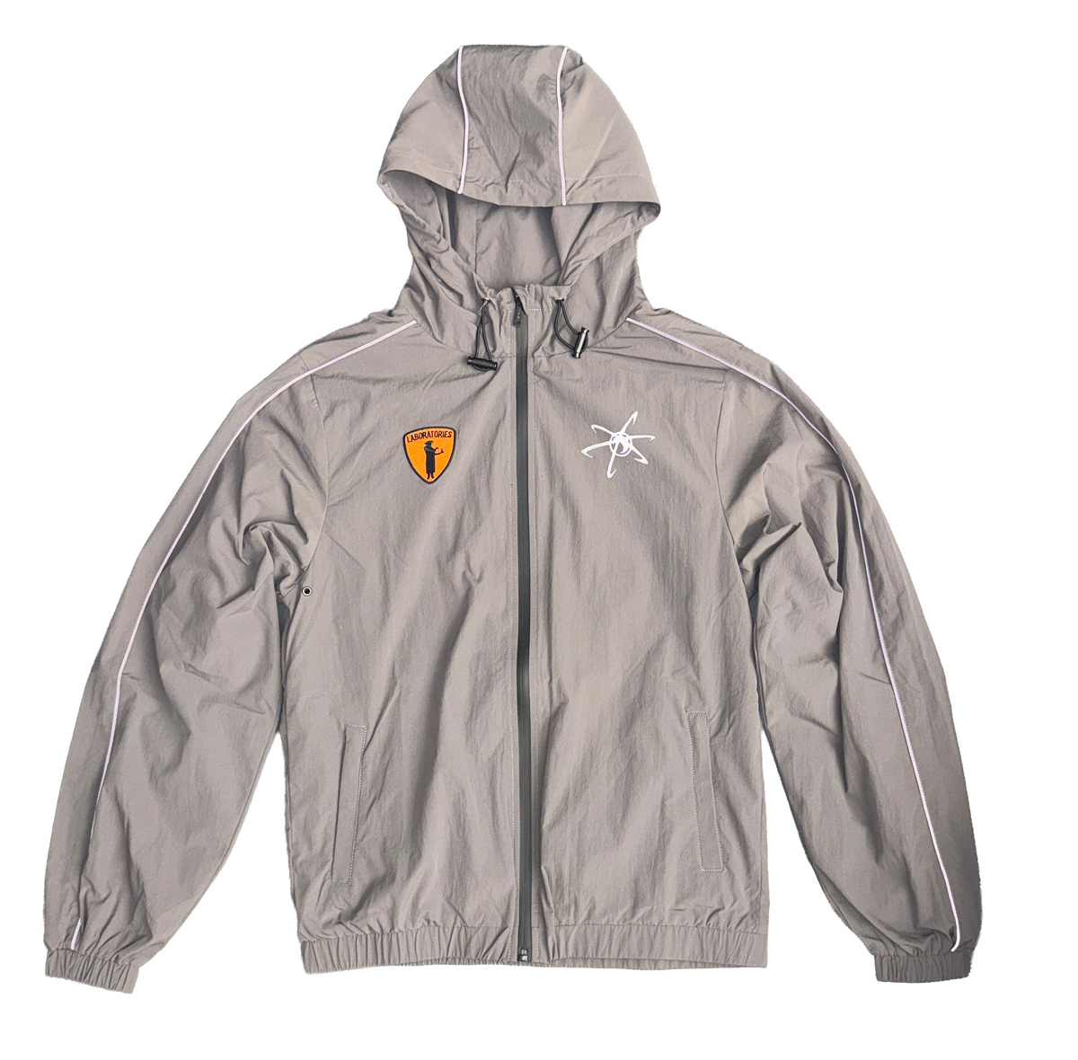 TRACK JACKET (GREY/ORANGE)